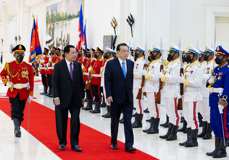 李克強：中國援助柬埔寨8.8億元