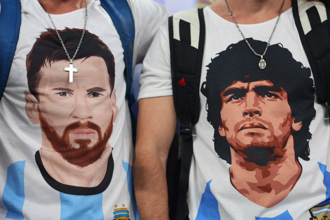 世界盃／梅西VS馬拉度納 阿根廷球迷展現世代差異