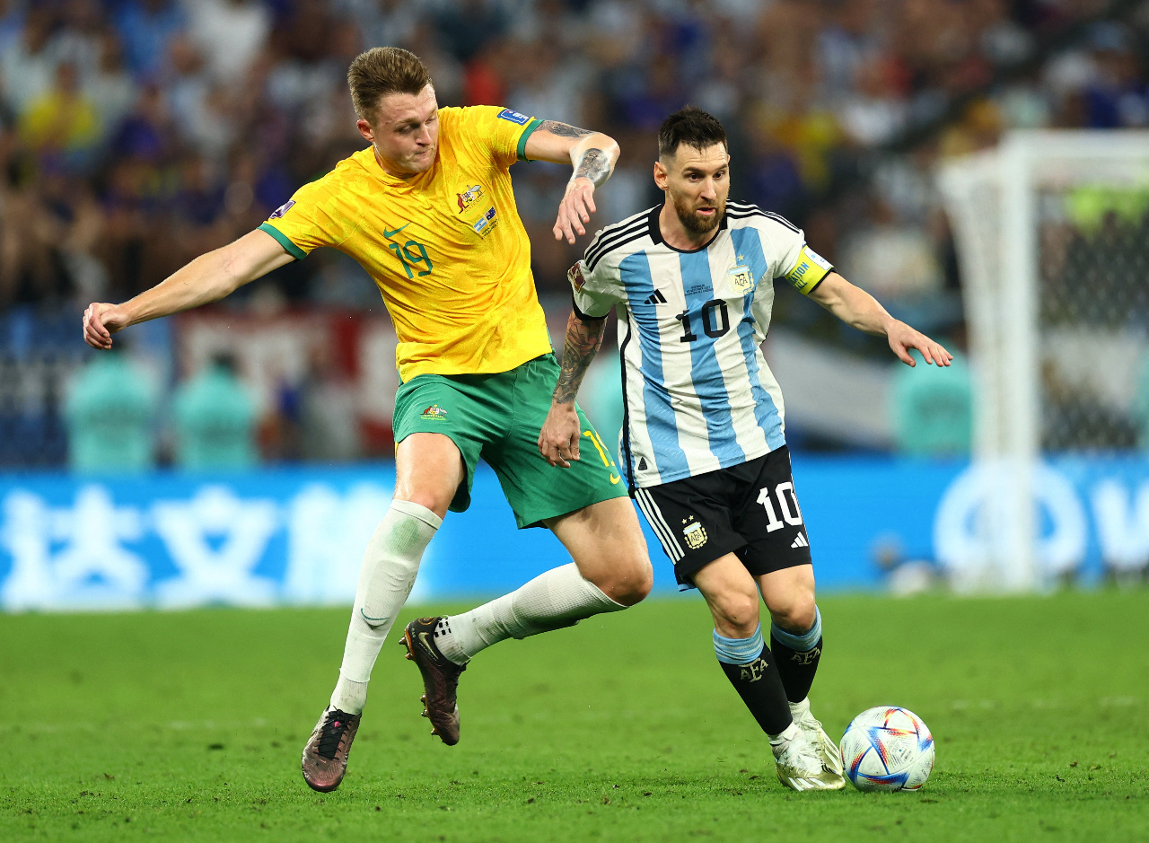 世界盃／梅西攻進世界盃第9顆球 阿根廷2比1力克澳洲挺進8強