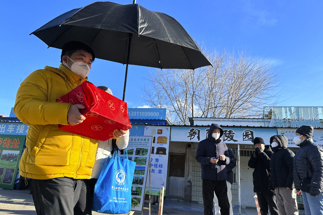 中國通報春節一週6364人染疫死亡