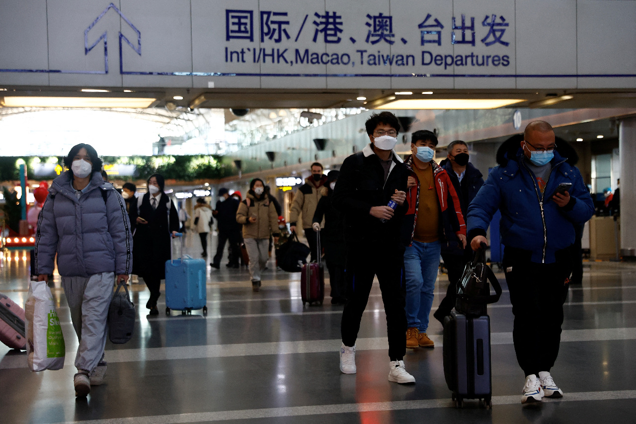 元旦中國旅遊人次較疫情前增9.4% 出境人潮多