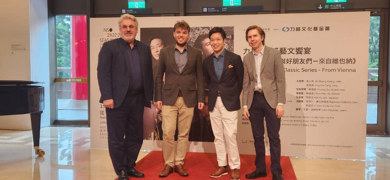 黃俊文偕3國際音樂家好友 打造NSO室內樂音樂節