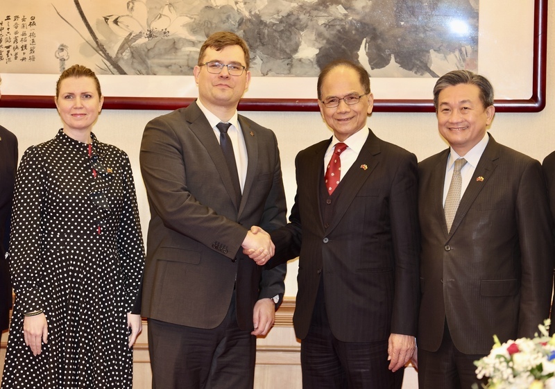 立陶宛國會訪團：與台灣交流會是成功故事