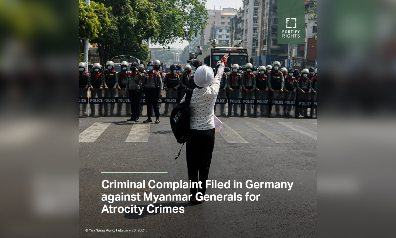 緬甸民眾在德國提訴訟 指控軍方犯下戰爭罪