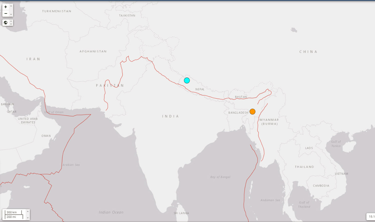尼泊爾發生規模5.6地震 新德里也感到搖晃