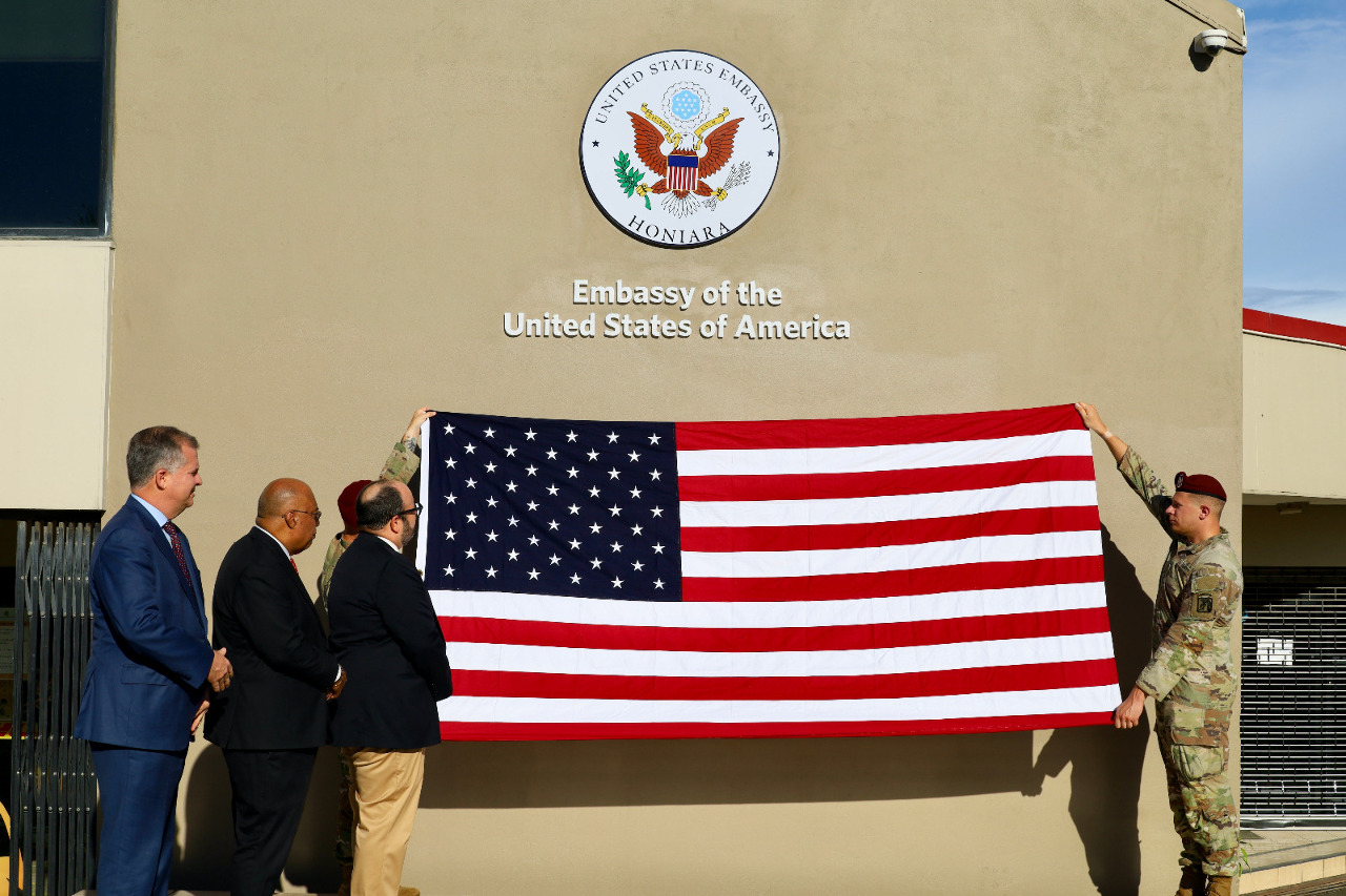 反制中國影響 美國相隔30年重啟駐索羅門大使館