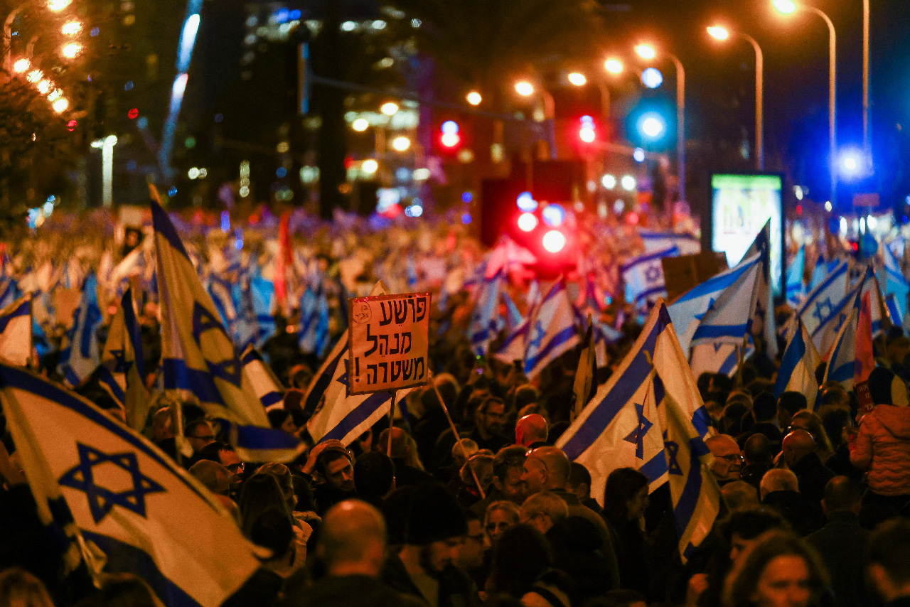 反對尼坦雅胡爭議改革 以色列連5週示威