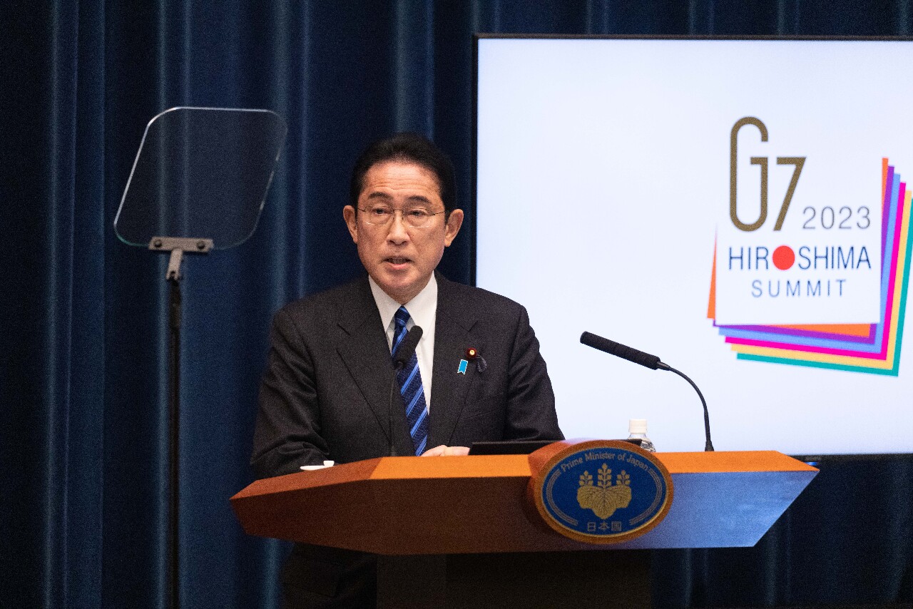 G7後再被問「台灣有事」 岸田重申敦促和平解決