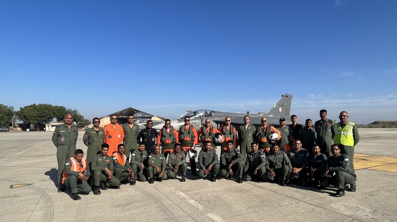 印度國造輕型戰機 首次參加境外空軍演習