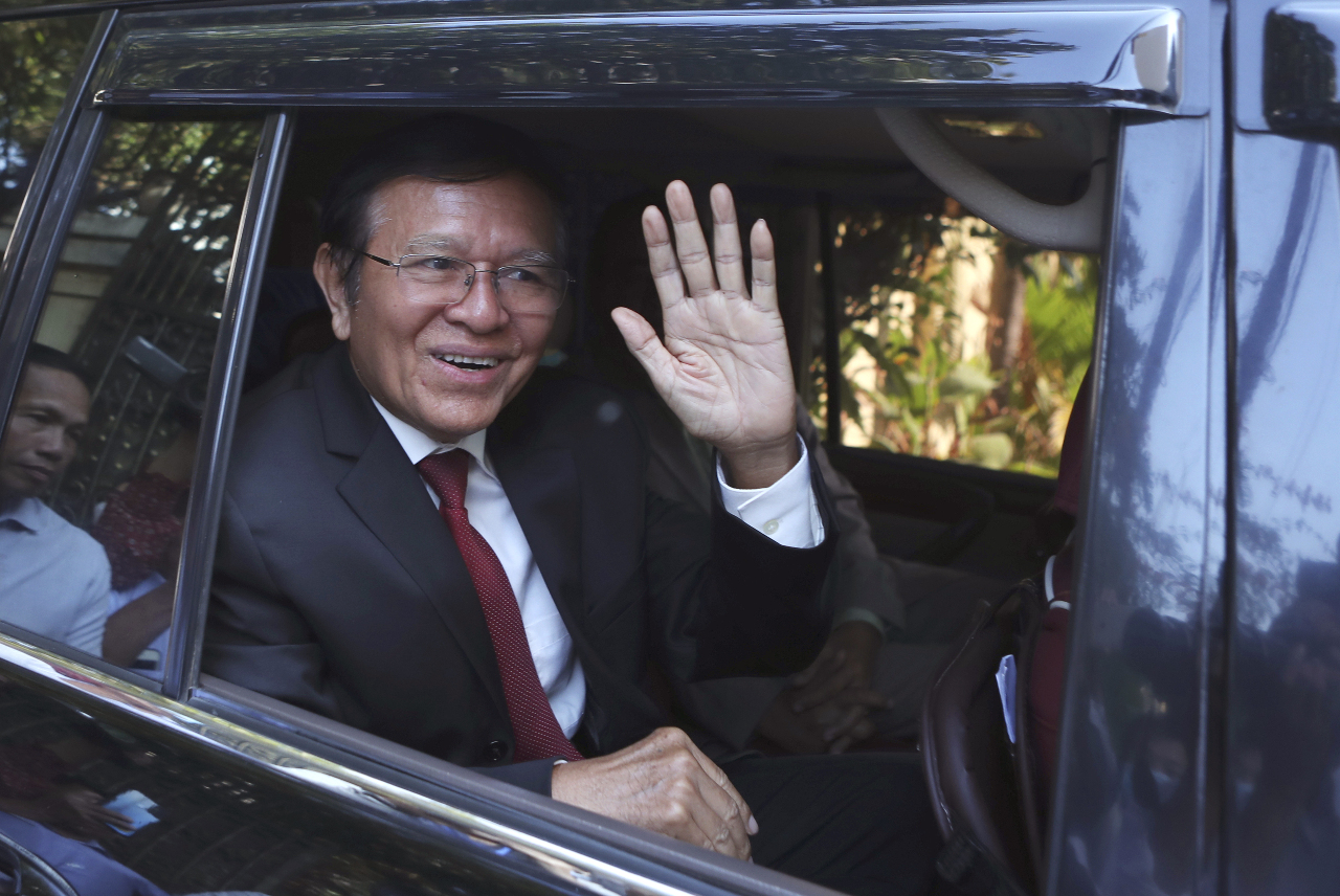 柬埔寨反對黨領袖根索卡被控叛國 判刑27年