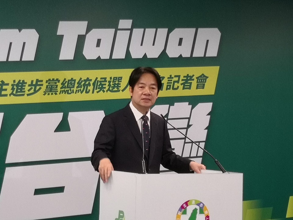 賴清德：透過民主自由價值促成「和平保護台灣」