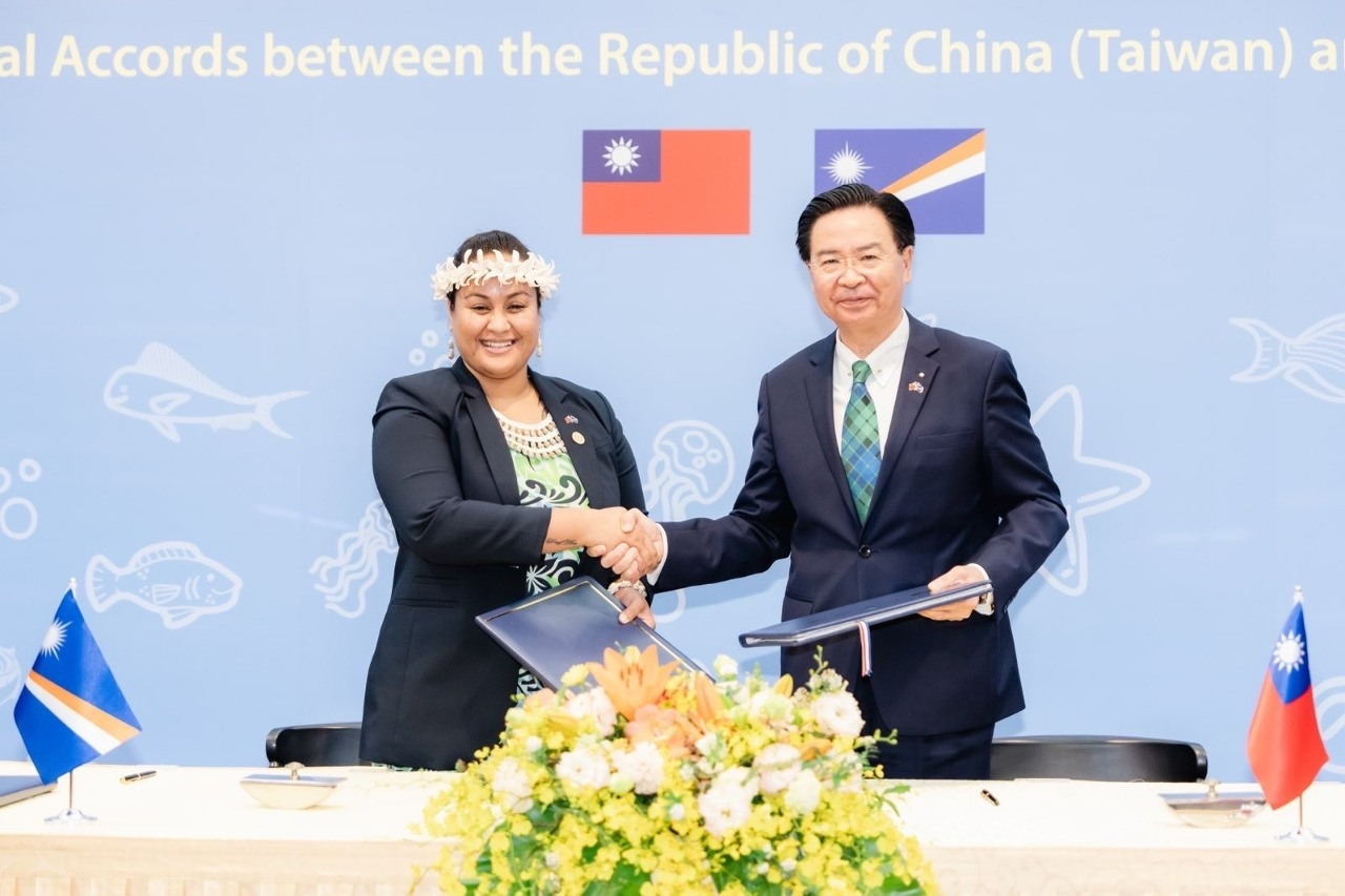 台灣與馬紹爾簽MOU  深化外交與氣候變遷合作