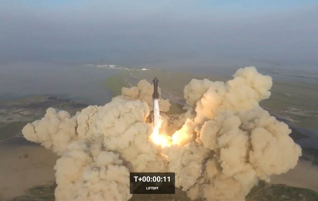 世界最大火箭SpaceX星艦 試飛升空後爆炸