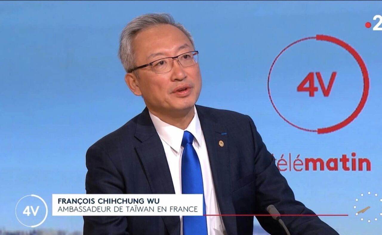 吳志中受邀上法國指標性節目：民意站在台灣這邊