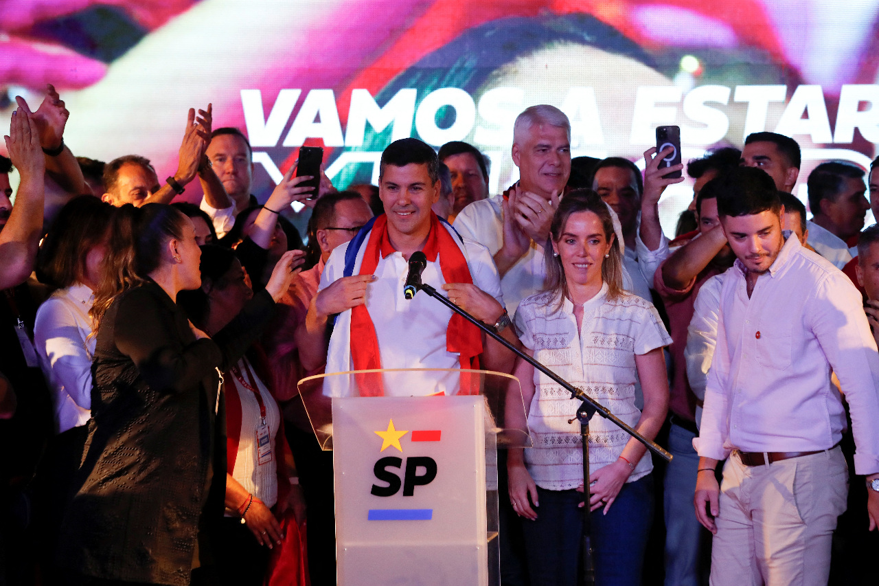 巴拉圭總統大選 挺台執政黨候選人宣布當選