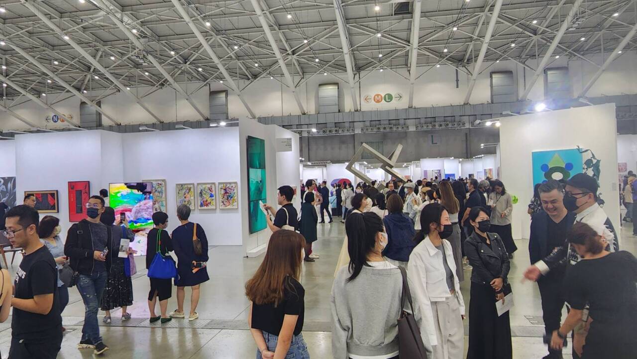 台北當代藝博會開幕  觀展人潮洶湧
