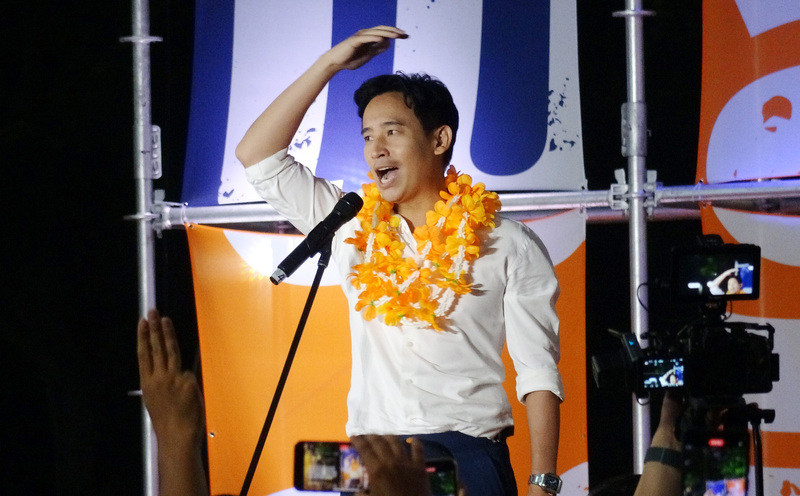 泰國前進黨宣布勝選 黨魁皮塔：準備好擔任總理