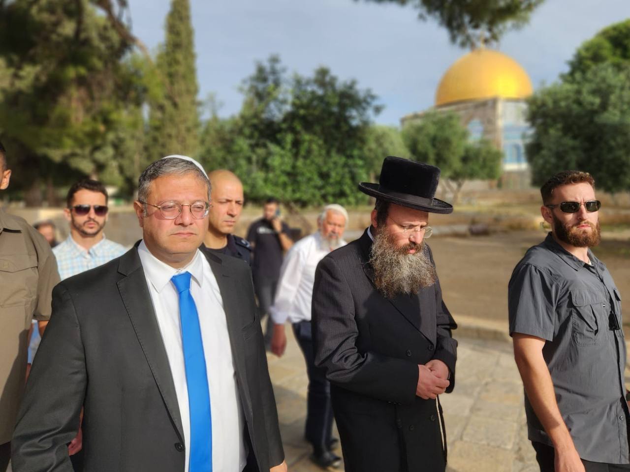 訪艾格撒清真寺 以色列極右派部長惹議
