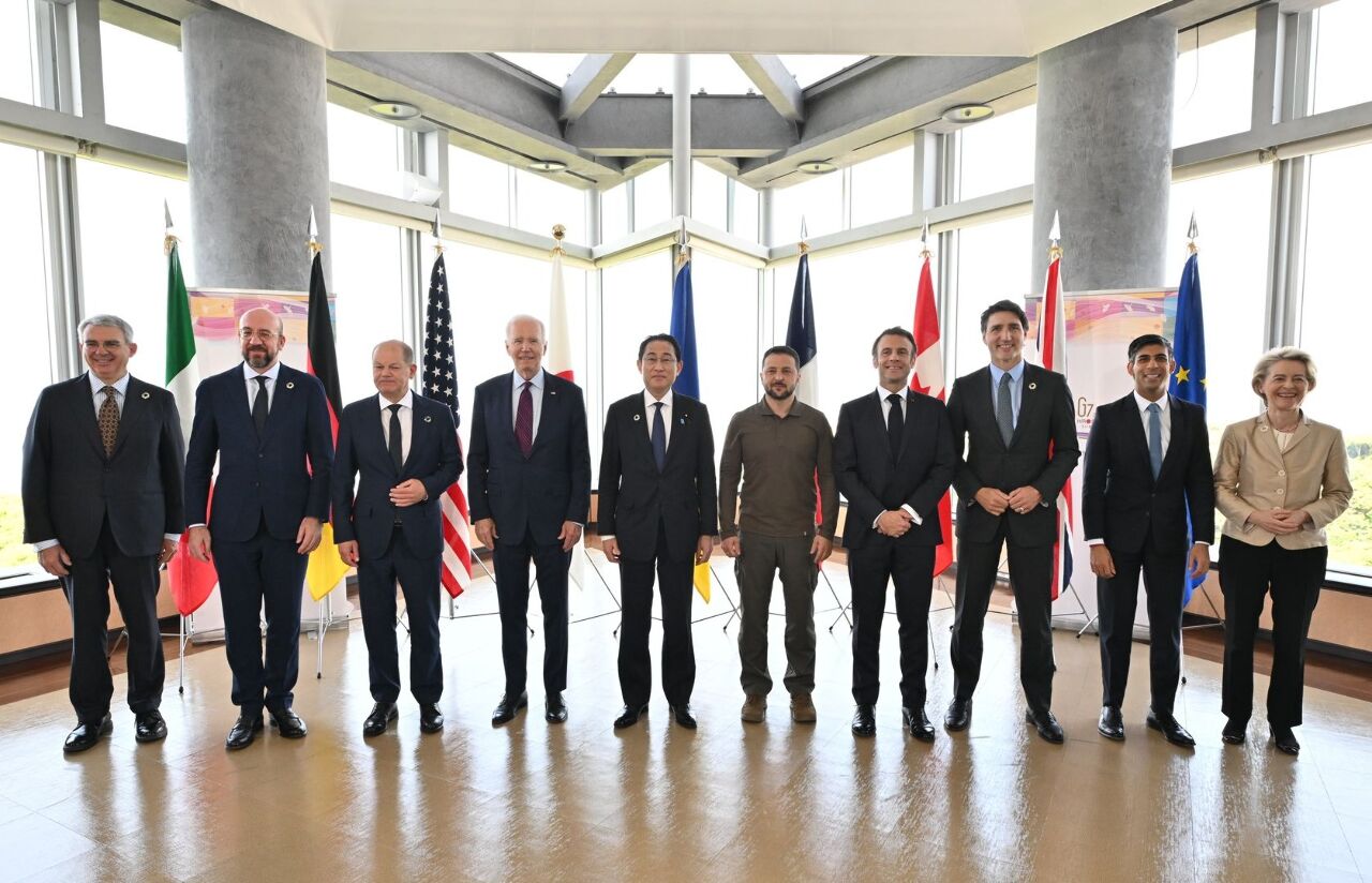 澤倫斯基加入G7全家福 凸顯蒲亭國際孤立