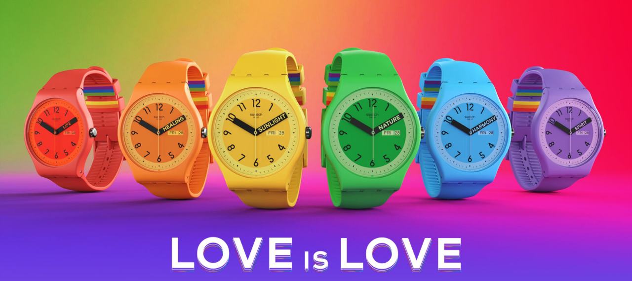 涉LGBT意涵 馬來西亞沒收Swatch彩虹手錶
