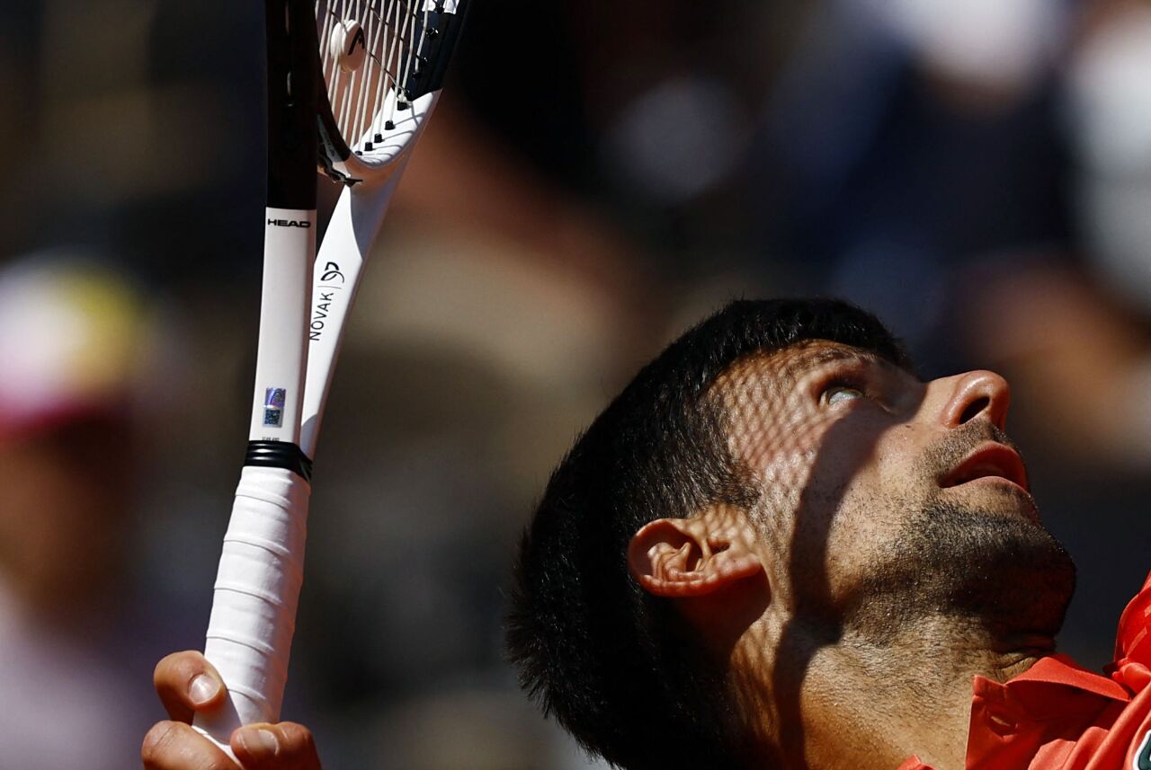 塞爾維亞名將喬科維奇（Novak Djokovic）29日在法網男單首輪過關。(路透社/達志影像)