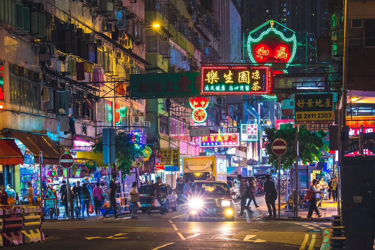 香港夜繽紛