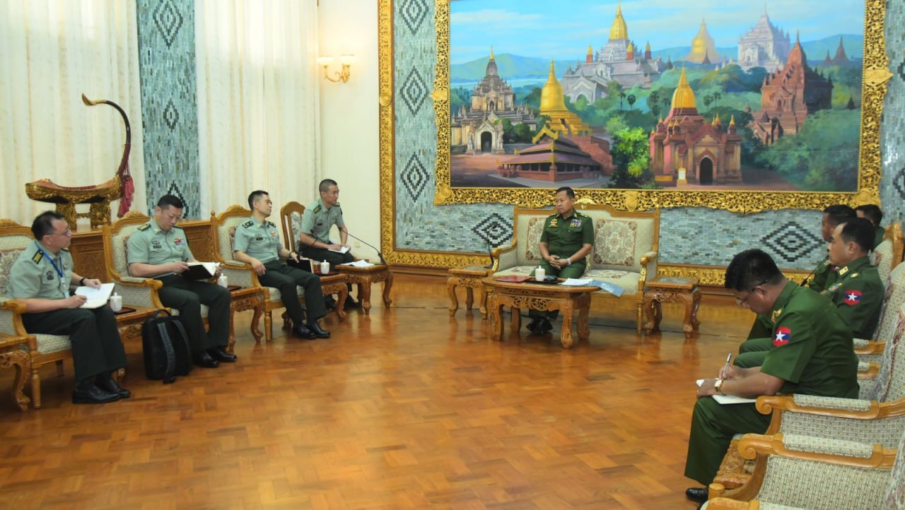 中國解放軍代表團高調訪緬 商討軍事合作
