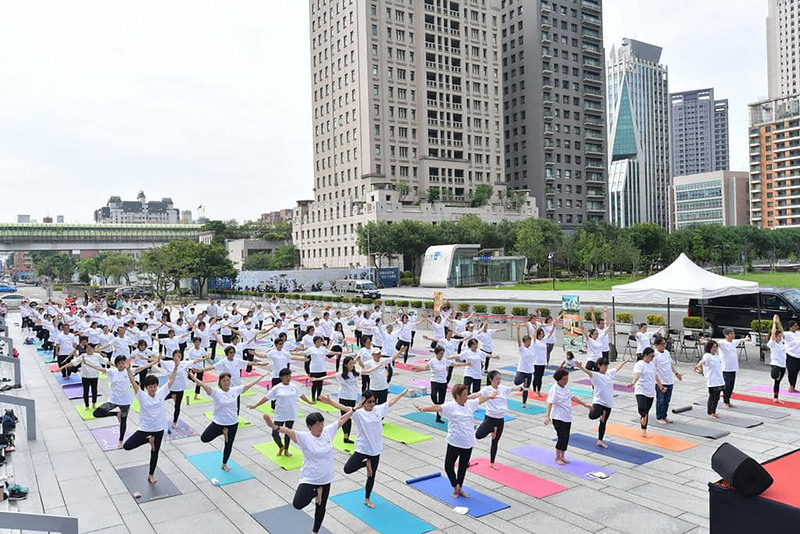 印度台北協會國際瑜珈日 18日中正紀念堂免費教學