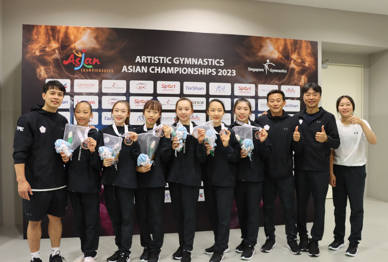 體操亞錦賽台灣女團奪史上首面銅牌 獲世錦賽資格