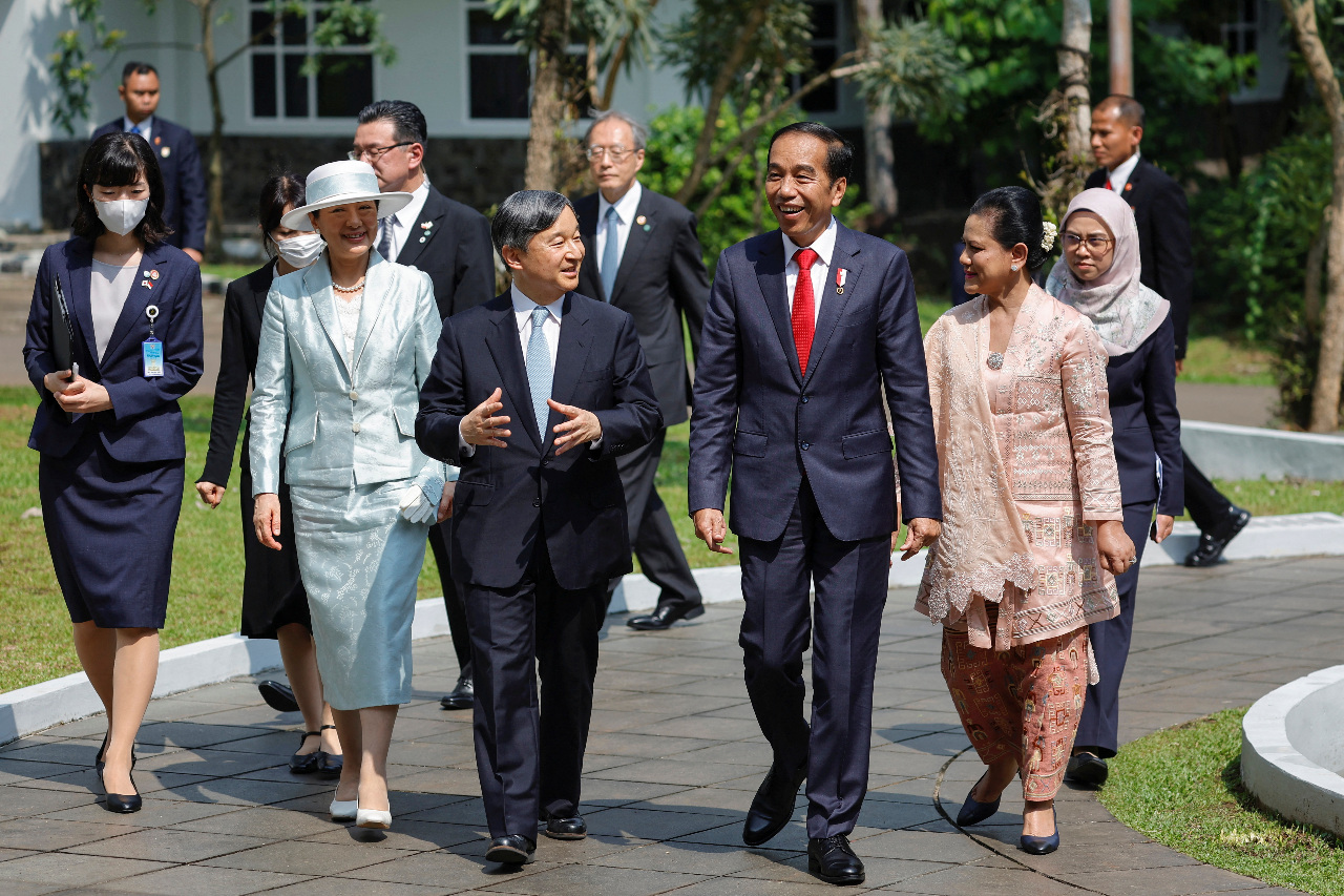 深化雙邊關係 日皇德仁與印尼總統相見歡