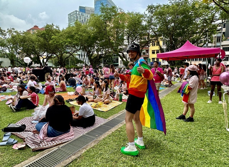 新加坡「粉紅點」活動登場 民眾盼同婚合法化