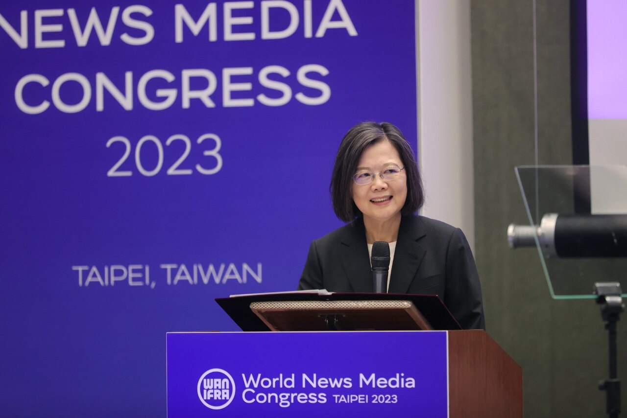 不實資訊侵蝕民主 總統：台灣會積極因應