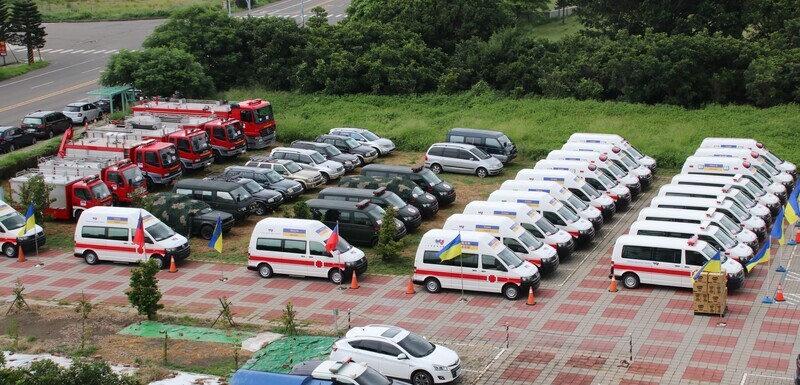 台企業家砸千萬翻新救災車捐烏克蘭 首批7月啟運