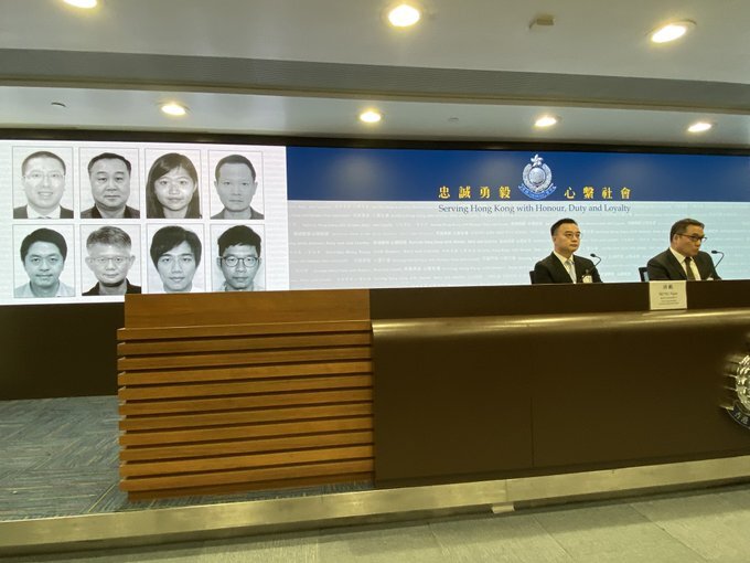 打壓不罷手！香港國安處宣布通緝羅冠聰、許智峯等8異議人士