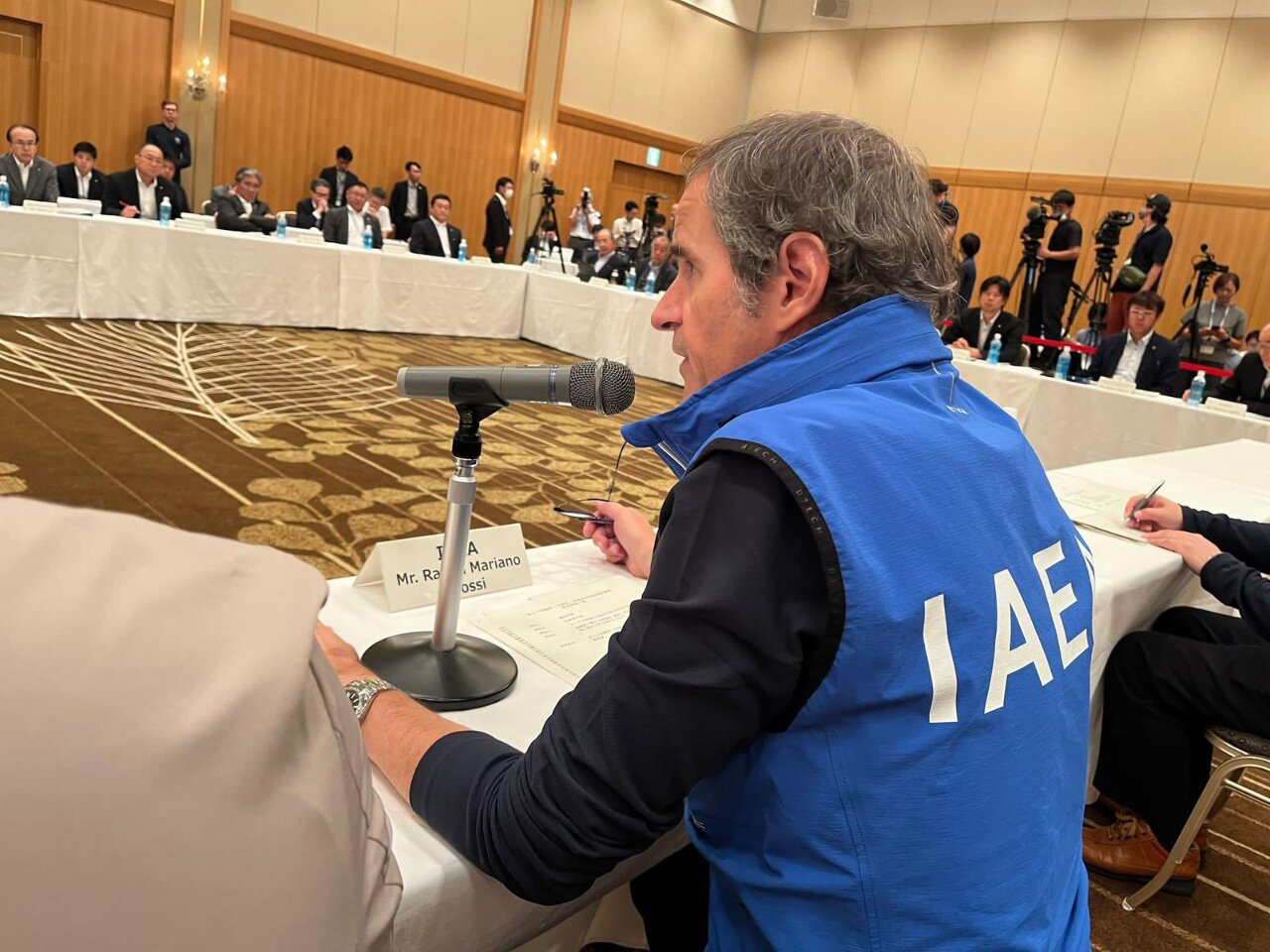 安撫核廢水入海憂心 IAEA署長與福島代表會談