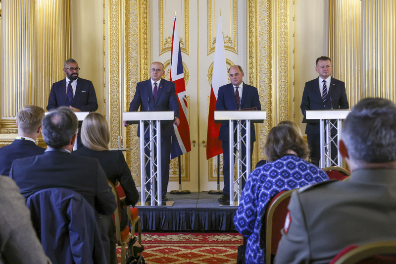 英國波蘭戰略夥伴宣言 重申台海和平穩定重要性