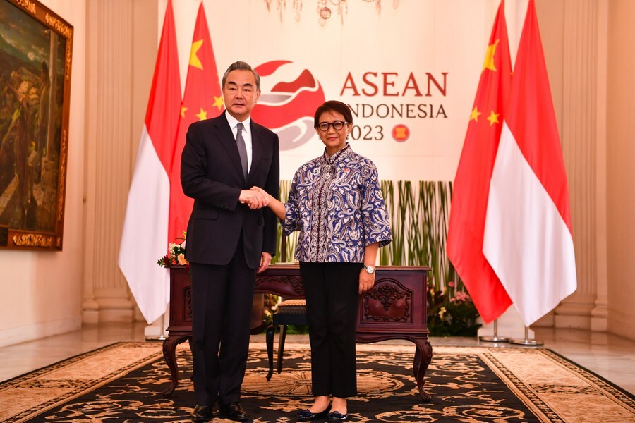 印尼：王毅會東協外長 同意加速南海行為準則談判