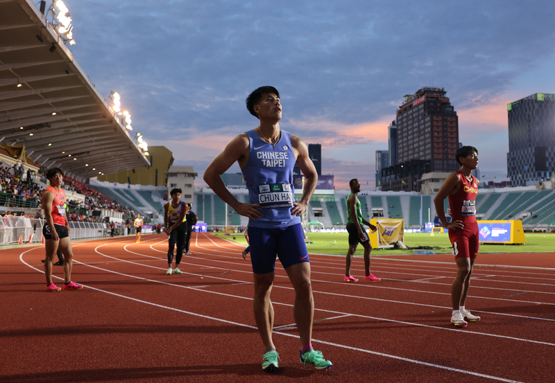 楊俊瀚起跑失速 田徑亞錦賽百米決賽第8作收