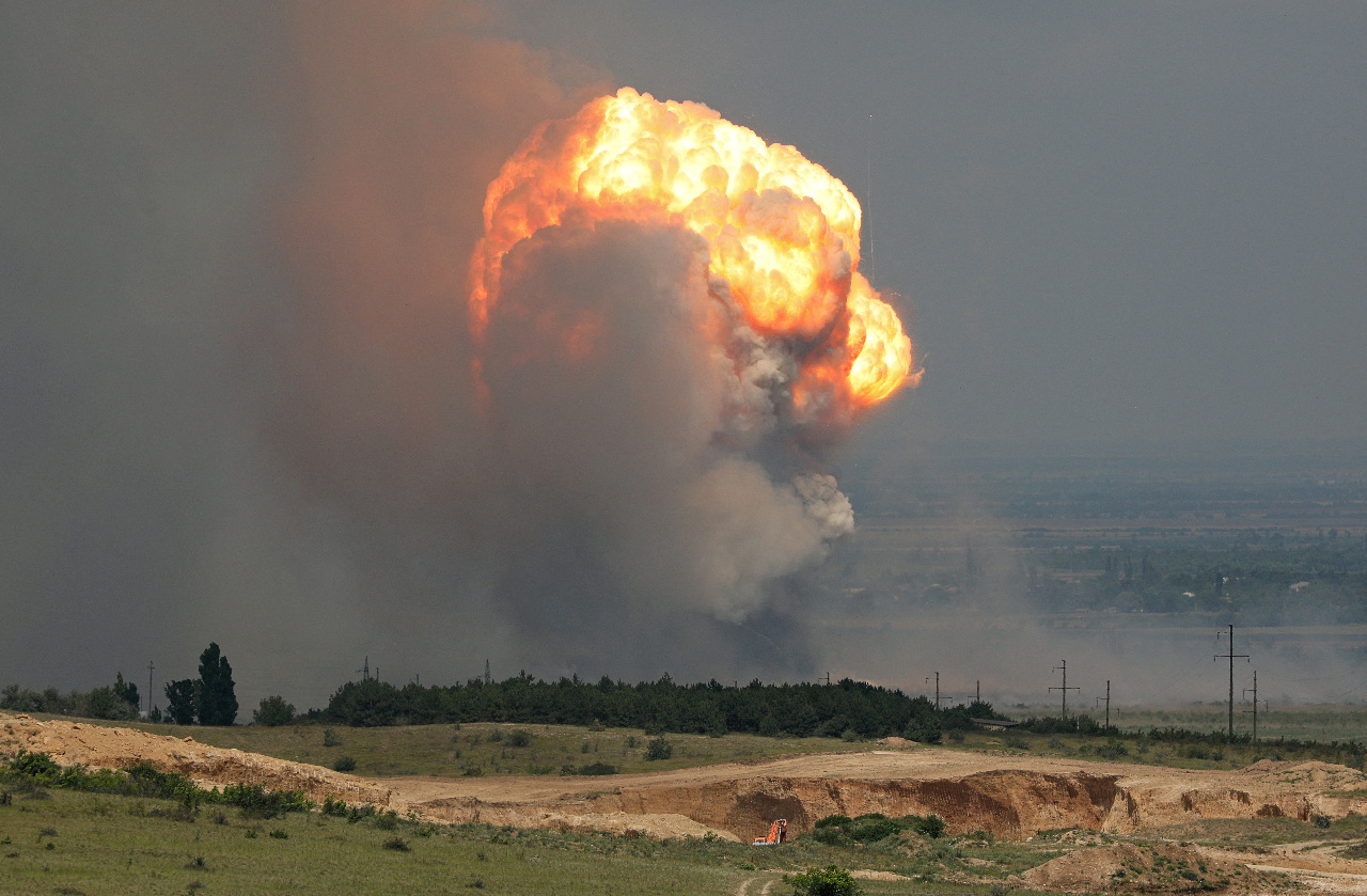 俄控烏無人機襲擊克里米亞 導致彈藥庫爆炸