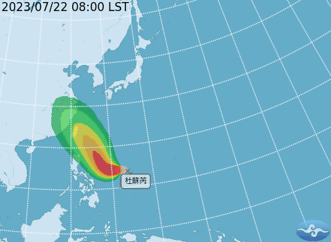杜蘇芮颱風來勢洶洶 下週北轉角度決定侵台程度