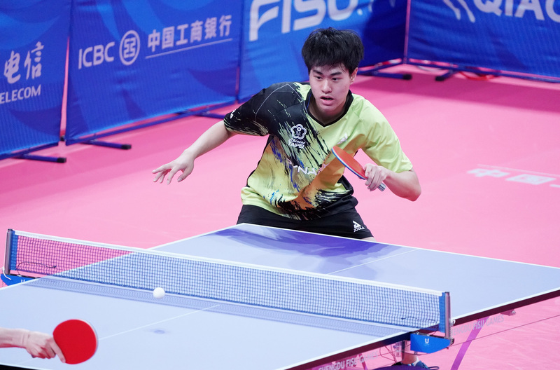 楊嘉安不敵中國選手 世大運桌球男單摘銅