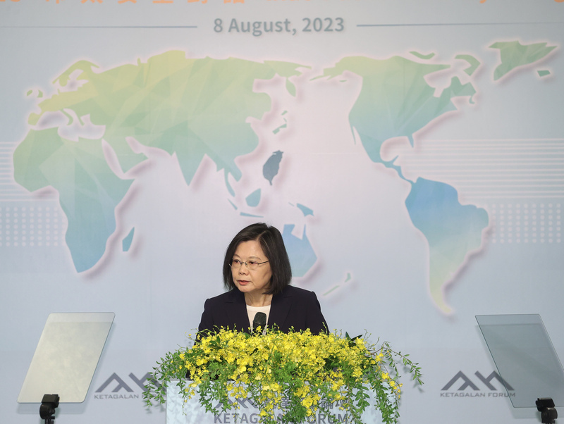 總統：台灣創新發展 有助建立更多元、韌性全球供應鏈