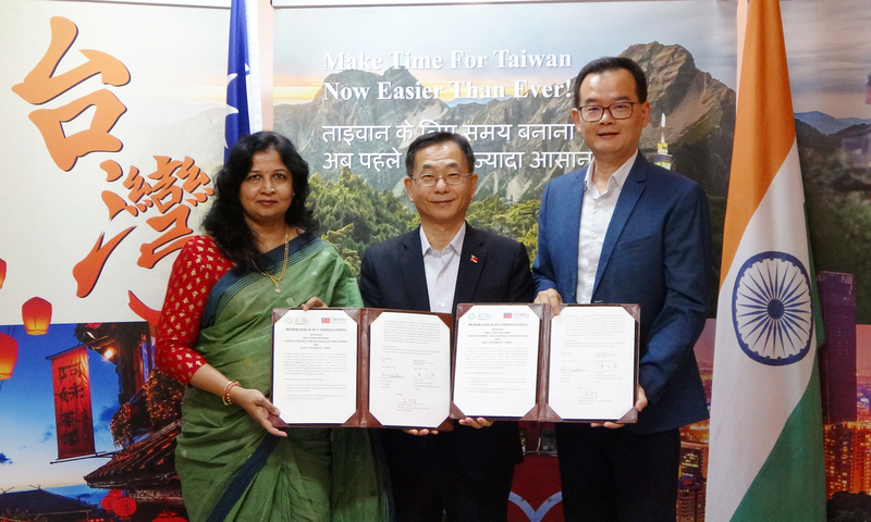 駐印度代表處教育組簽約 奧里薩省設台教中心