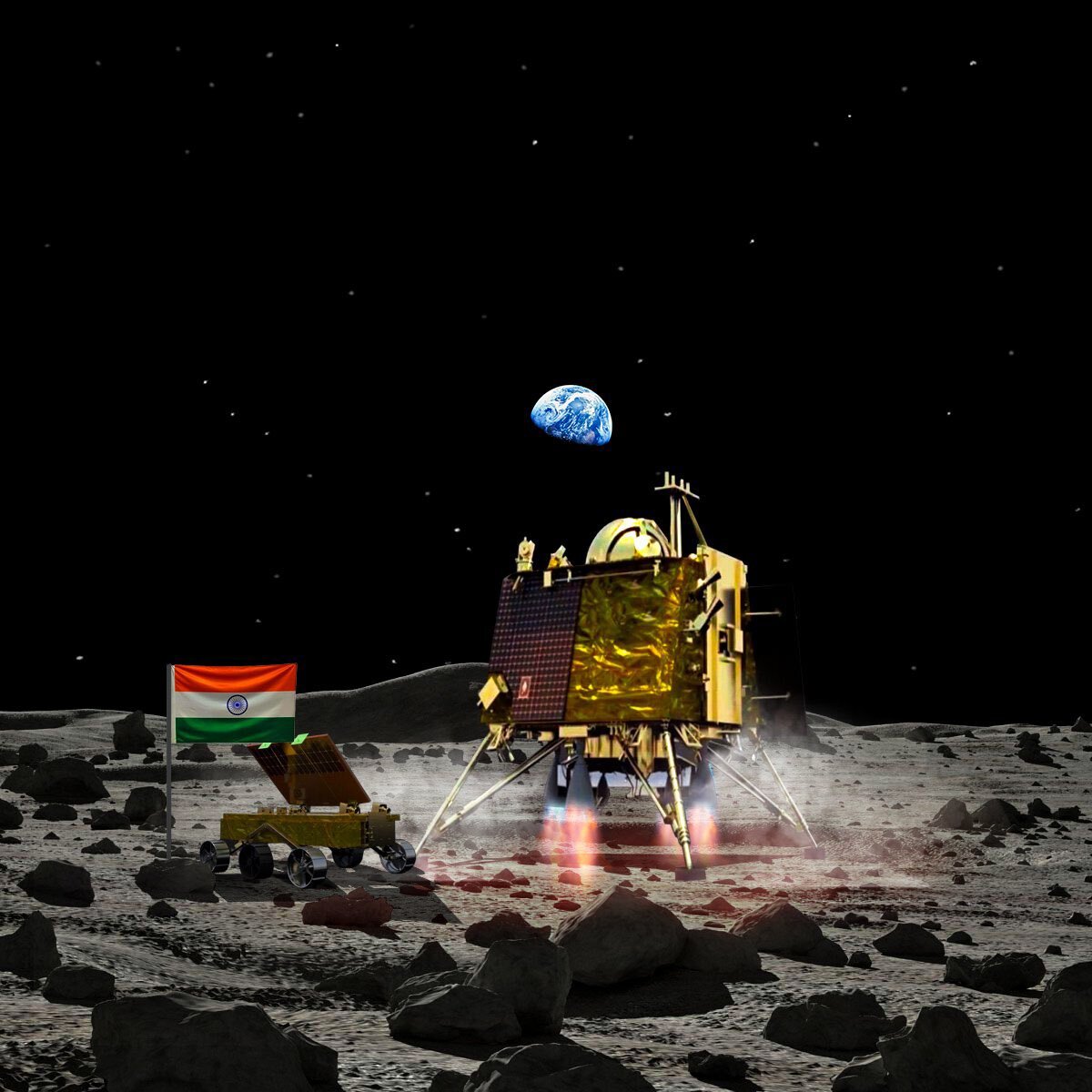 印度登陸月球南極創全球第一 開啟探月新階段(影音)