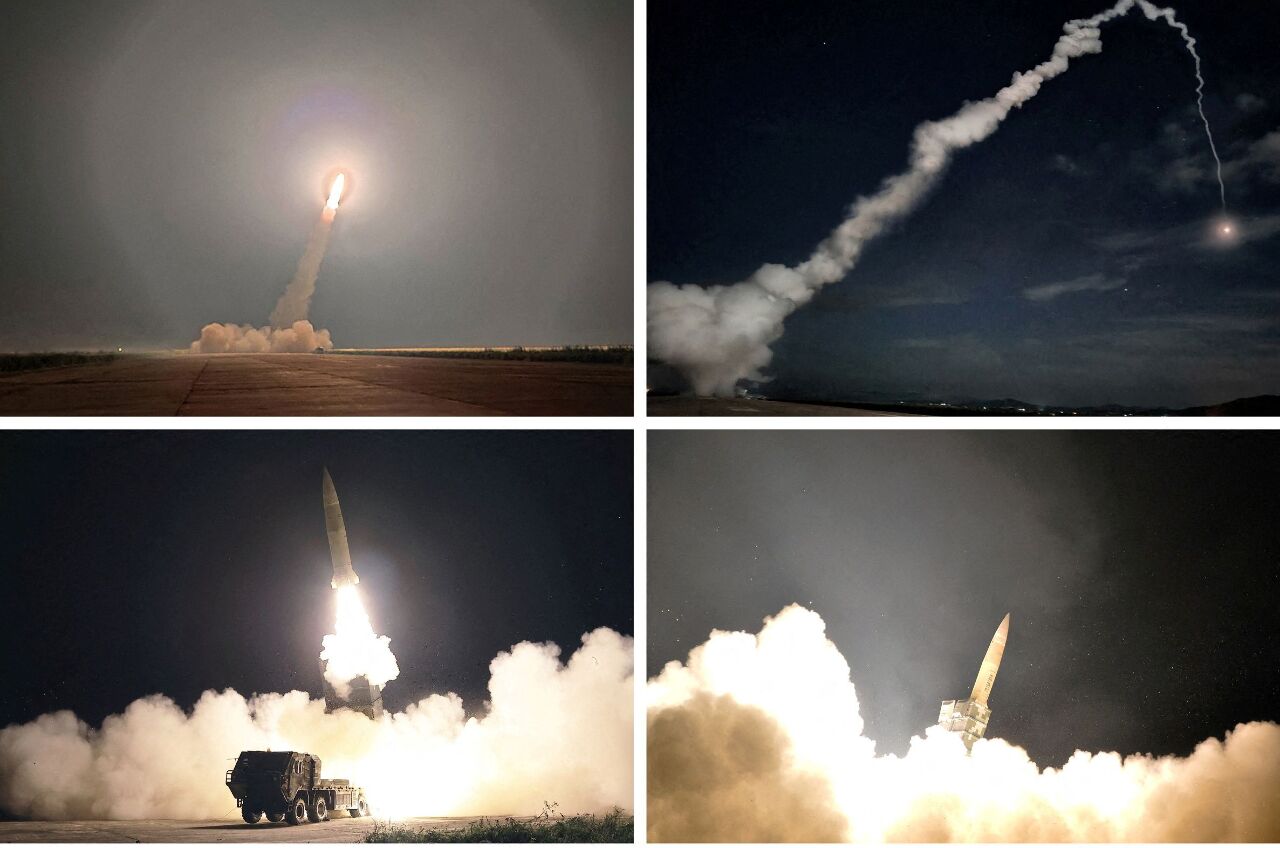 北韓戰術核攻擊演習 發射2枚彈道飛彈