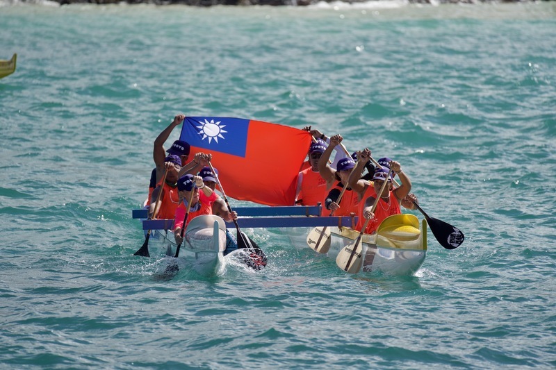 皇后盃支架大洋舟賽 台灣首參與國旗飄揚夏威夷