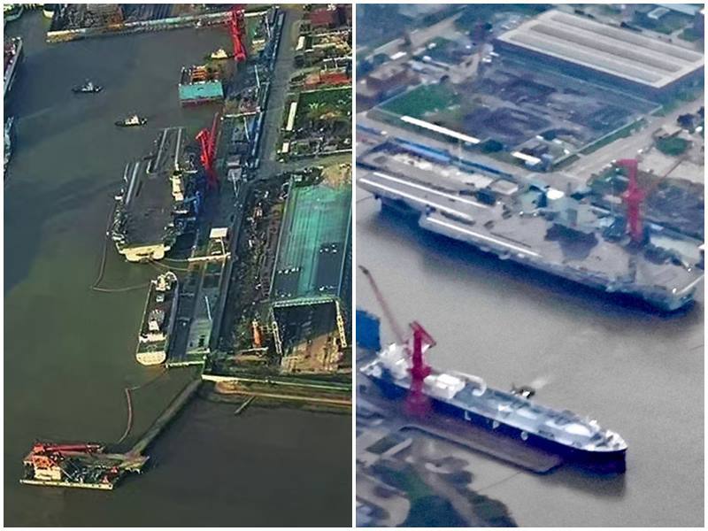 中國第3艘航母福建艦  傳9月底或10月初首次海試