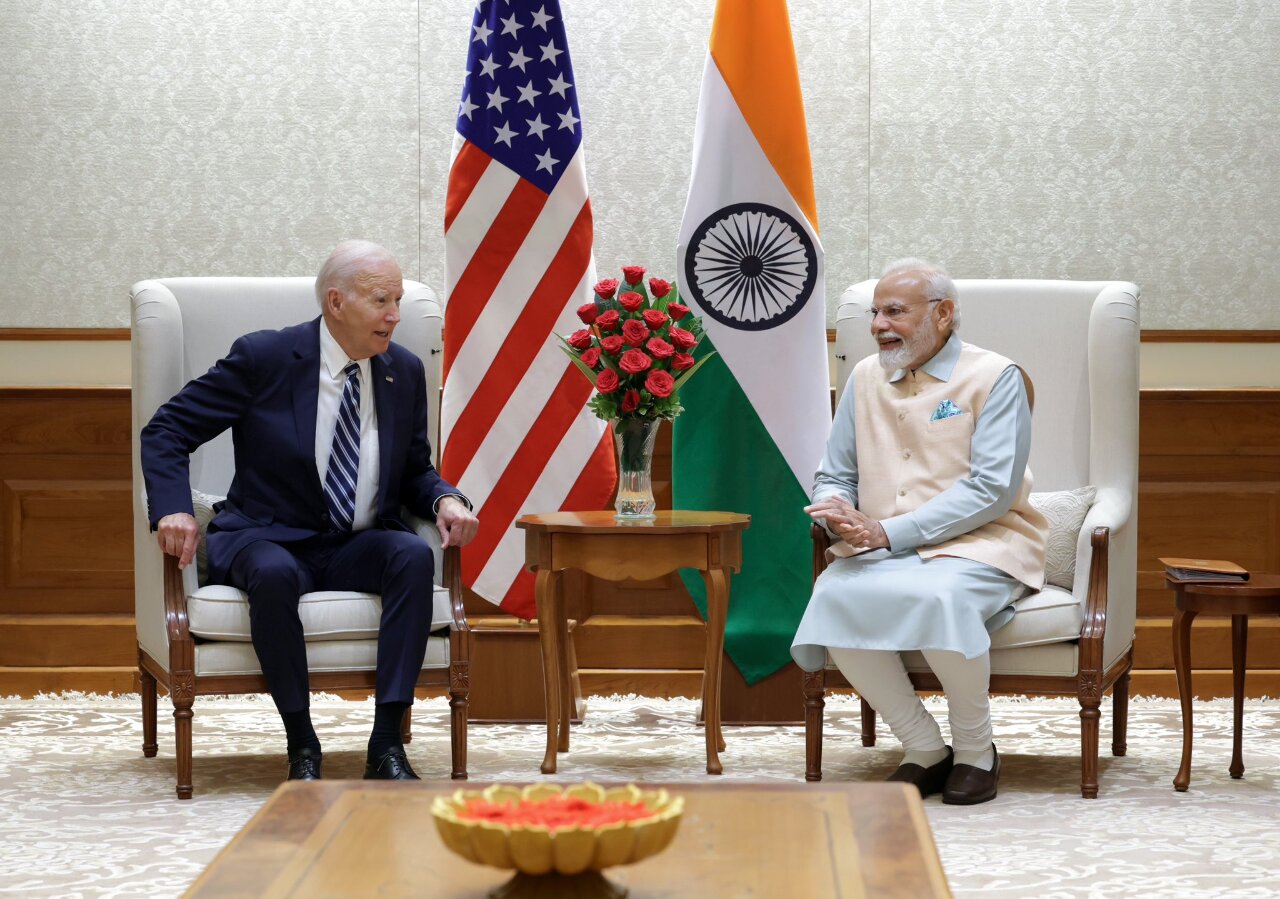 拜登與印度總理莫迪會面 媒體遭拒於門外