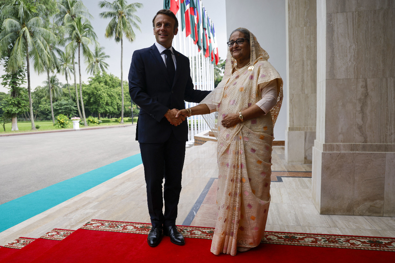 馬克宏訪問孟加拉 鞏固法國印太戰略