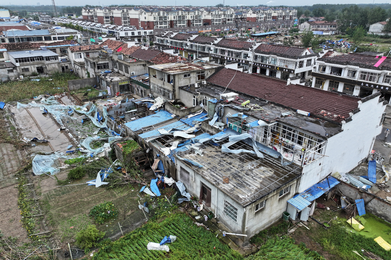 江蘇北部龍捲風接連肆虐 10死8傷2400間房屋受損